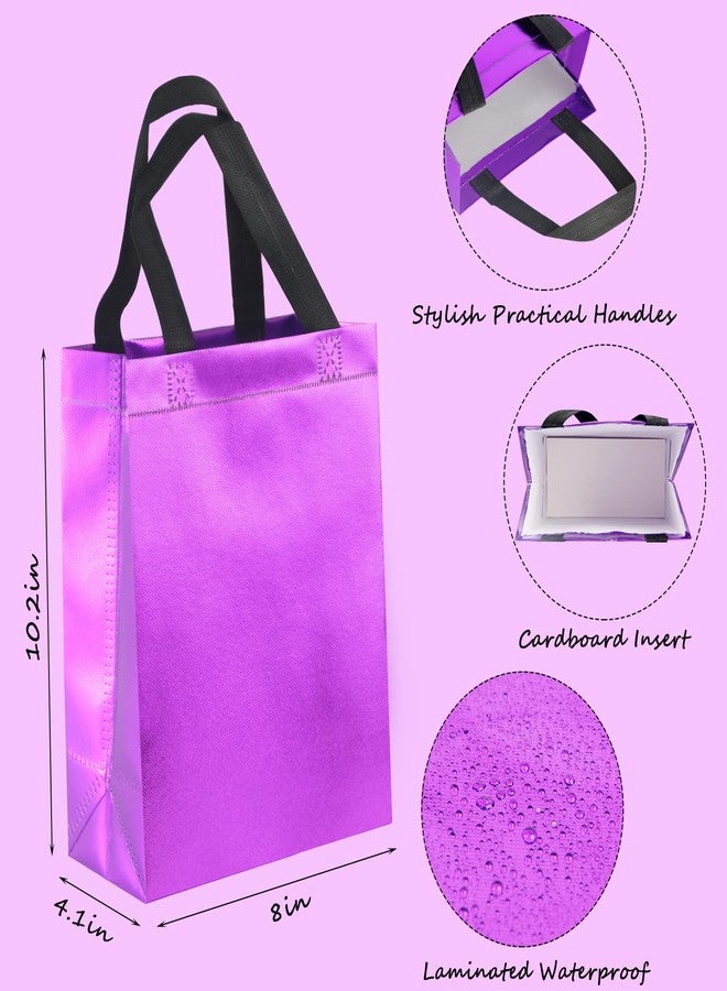 GITMIWS Sparkle Gift Bags with Tissues – Set of 18 Mix Color Reusable Gift Bags Medium size - Ideal as Goodie Bag, Birthday, Wedding Gift Bag, Party Favor Bags - Image 2